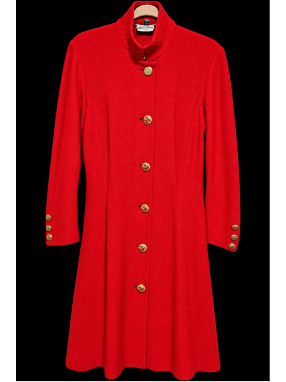 St. John by Marie Gray Dress Size 12 Gold Buttons